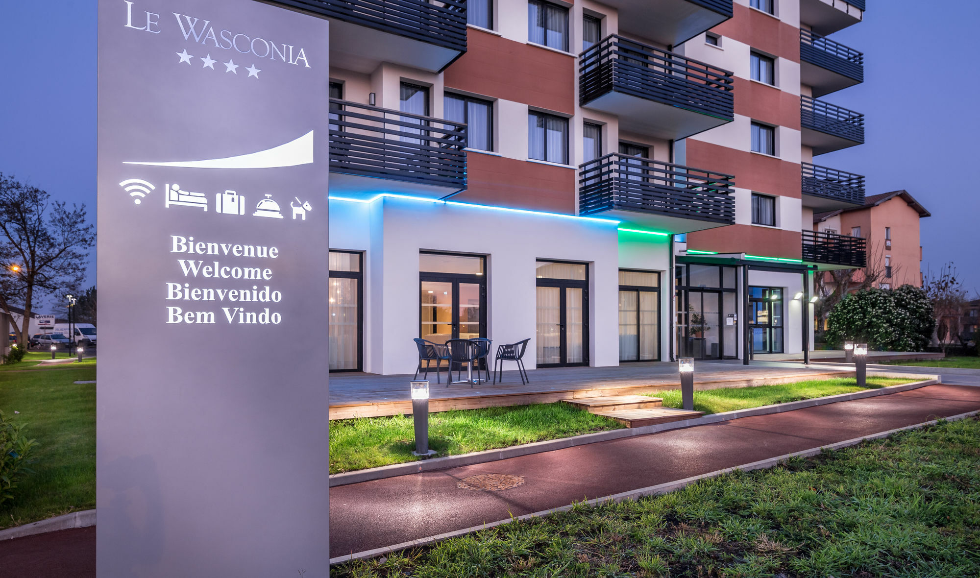 Le Wasconia Appart'Hotel Dax Exterior foto